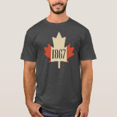 カナダ 1867 Tシャツ (正面)