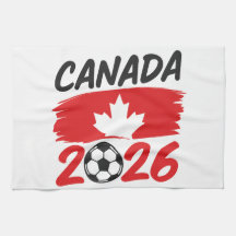 カナダ 2026 サッカー ファン デザイン マープルリーフ