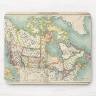 カナダ(c. 1900年)のマウスパッドの地図 マウスパッド