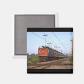 カナダ、CNR boxcab electric_Trains of the World マグネット (正面/裏面)