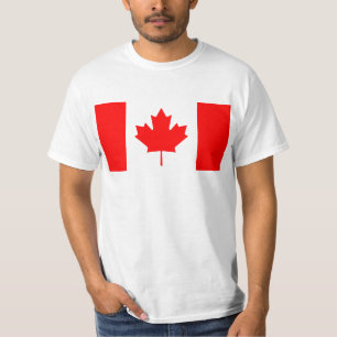 カナダ- Drapeau DUカナダの国旗 Tシャツ
