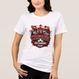 カナダ Oh Canada 2026 サッカー ファン トライブレンドＴシャツ