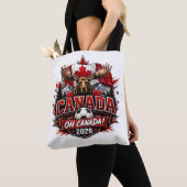 カナダ Oh Canada 2026 サッカー ファン  トートバッグ (クローズアップ)