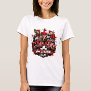 カナダ Oh Canada 2026 サッカー ファン Tシャツ