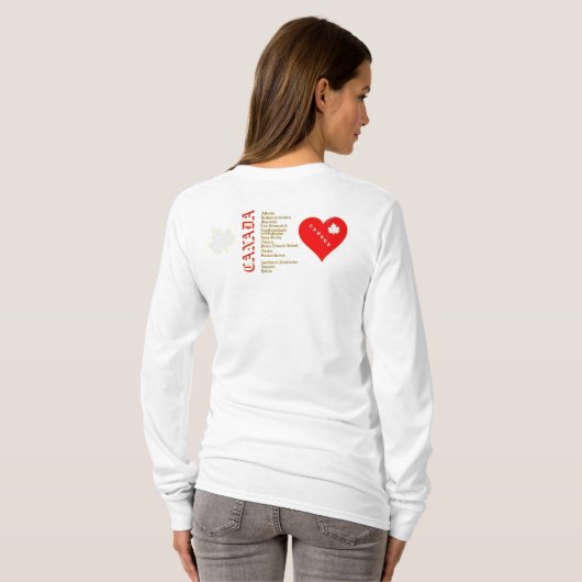 カナダ Tシャツ (裏面フル)