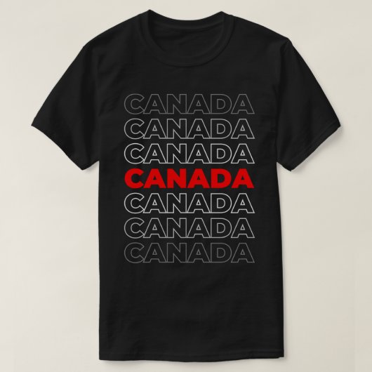 カナダ Tシャツ (デザイン正面)