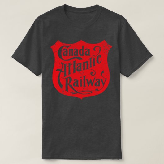 カナダAtlc鉄道 Tシャツ (デザイン正面)