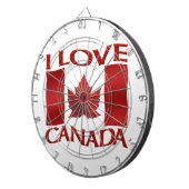 カナダDartboard I Love Canadaお土産Dartboard ダーツボード (正面右)