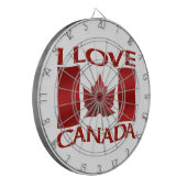 カナダDartboard I Love Canadaお土産Dartboard ダーツボード (正面左)