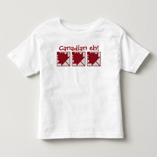 カナダEH! 幼児 トドラーTシャツ (正面)