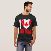 カナダIはカナダを愛している Tシャツ (正面フル)