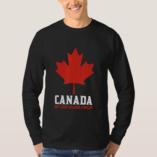 カナダJust Colder Canadian Mapleクール Leaf(カナダ) Tシャツ (正面)