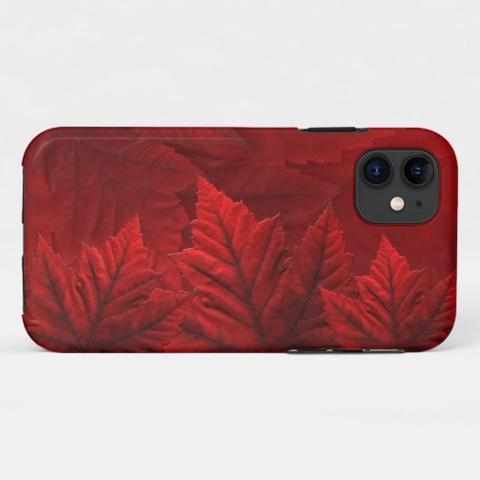 カナダMaple Leaf iPhoneケースCanadaお土産 Case-Mate iPhoneケース (裏面(横))