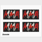 カナダmmaステッカー 長方形シール (シート)