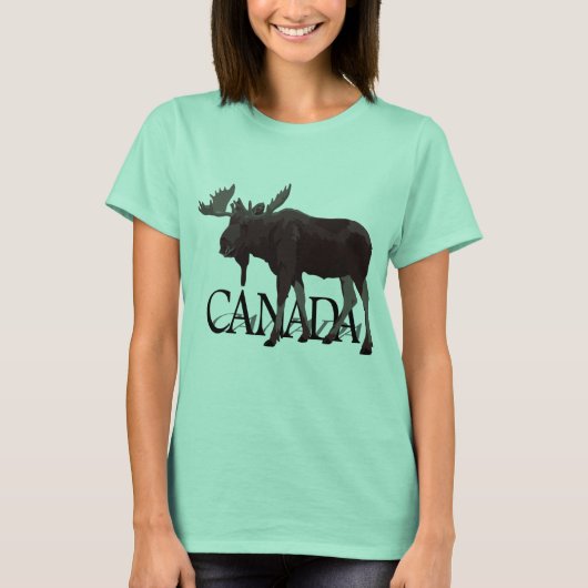 カナダMoose Tシャツカナダのお土産シャツ Tシャツ (正面)