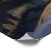 カナダMRのバンフ湖のローワー) ポスター (角)