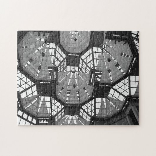 カナダOttawaアートギャラリーガラスシャンデリア。 ジグソーパズル (横)