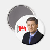 カナダPM Stephen Harper マグネット (正面/裏面)