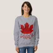 カナダSweatshirt Women's Canada カスタマイズ Shirts スウェットシャツ (正面フル)