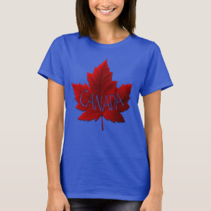 カナダTシャツカナダMaple Leafシャツオーガニック Tシャツ