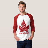 カナダTシャツカナダMaple Leafシャツ Tシャツ (正面フル)