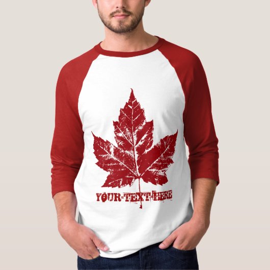 カナダTシャツカナダMaple Leafシャツ Tシャツ (正面)