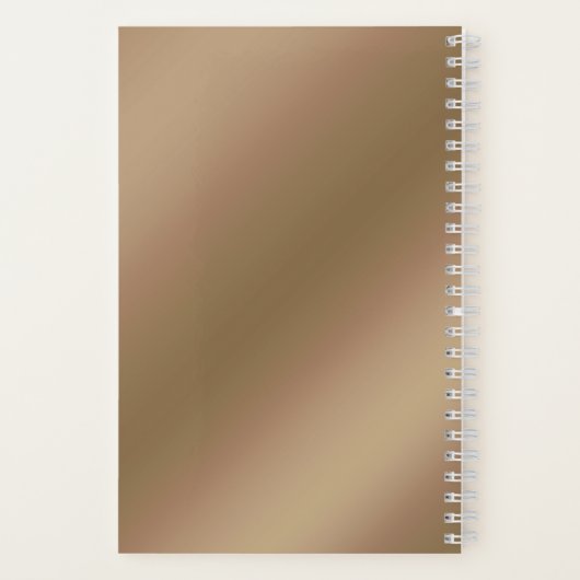 カナダUSA土産プランナーノートパーソナライズされた ノートブック (裏面)