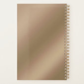 カナダUSA土産プランナーノートパーソナライズされた プランナー手帳 (裏面)