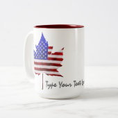 カナダUSA Cups US/カナダ·スーベニア·マグズ&カップ ツートーンマグカップ (正面左)