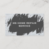 カナヅチ | レンチ | 木とレンガ 名刺 (裏面)