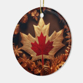 カナディアインスパイア旗 セラミックオーナメント (左)
