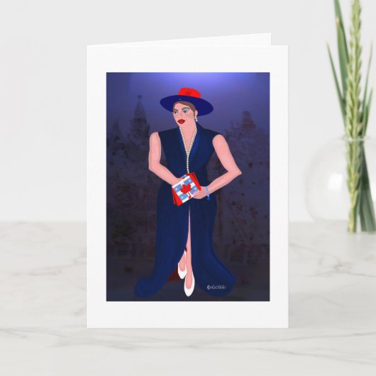 カナディアンクイベカーリーマリークリエイティブデザイン カード (正面)