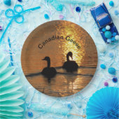 カナディアンゲーズアットサンセット紙プレート ペーパープレート (パーティー)