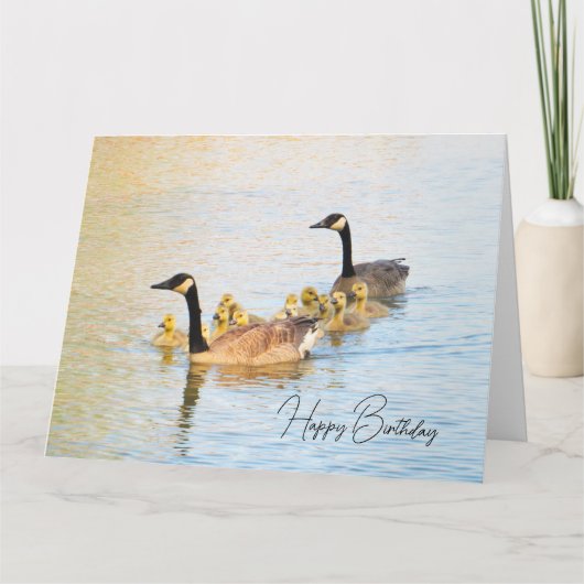 カナディアンゲーズファミリー – 誕生日カード カード (正面)