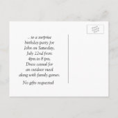 カナディアンゲーゼンハガキ – 招待状カスタマイズ- インビテーションポストカード (裏面)