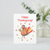 カナディアンサンクスギビングベビートルコ シーズンポストカード (スタンド正面)