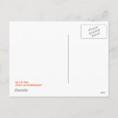 カナディアンサンクスギビングベビートルコ シーズンポストカード (裏面)