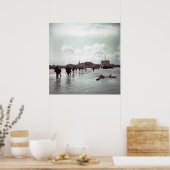 カナディアンジュノビーチD-Dayフランス第二次世界大戦 ポスター (キッチン)