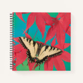 カナディアンタイガーアゲハチョウ蝶 ノートブック (正面)