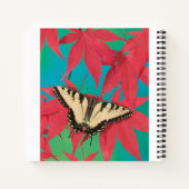 カナディアンタイガーアゲハチョウ蝶 ノートブック (裏面)