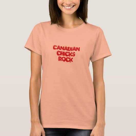 カナディアンチクズロックTシャツ Tシャツ (正面)