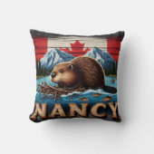 カナディアンビーバービルズマウンテンレイクの近くにネスト クッション (正面)