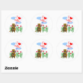 カナディアンビーバーラブニューブランズウィック ラウンドシール (シート)