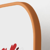 カナディアンラブカスタムモノグラム ピックルボールラケット (左詳細)