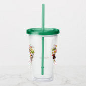 カナディアンラブ名前をカスタムするタンブラー アクリルタンブラー (右)