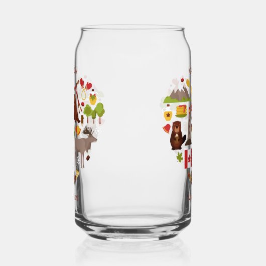 カナディアンラブ名前をカスタムする ガラス缶 (左)