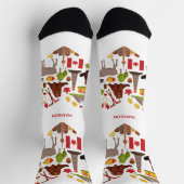 カナディアンラブ名前をカスタムする ソックス (上部)