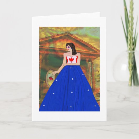 カナディアンリーマリークリエイティブデザイン カード (正面)