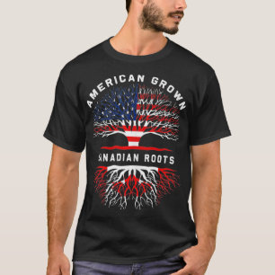 カナディアンルーツアメリカングロウンツリーファミリー伝統 Tシャツ