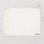 カナディアンロッキーズスキープリント付きポストカード ポストカード (裏面)